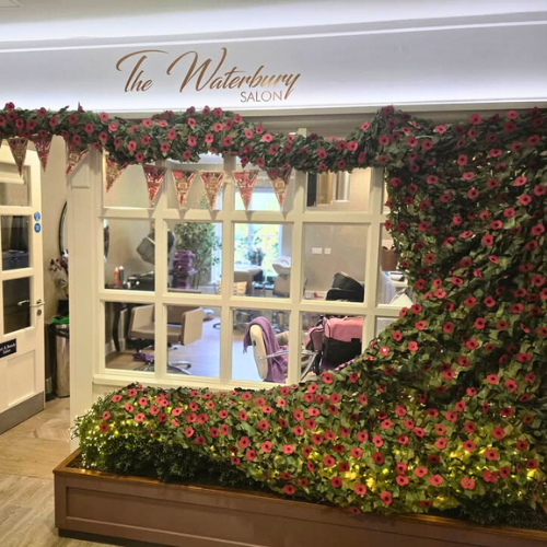 poppy display in care home