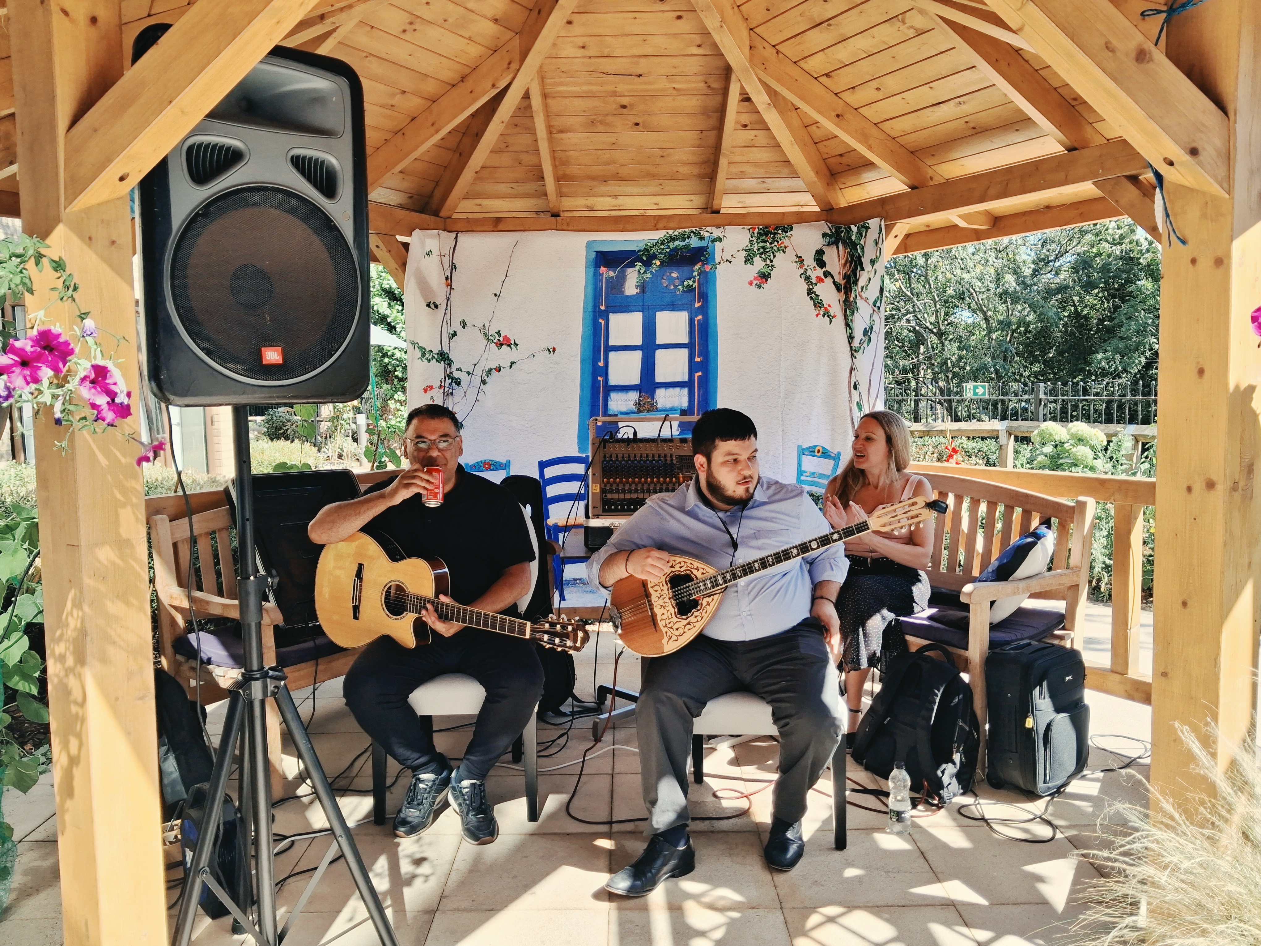 Live Greek music at Brookwater hellenic Event