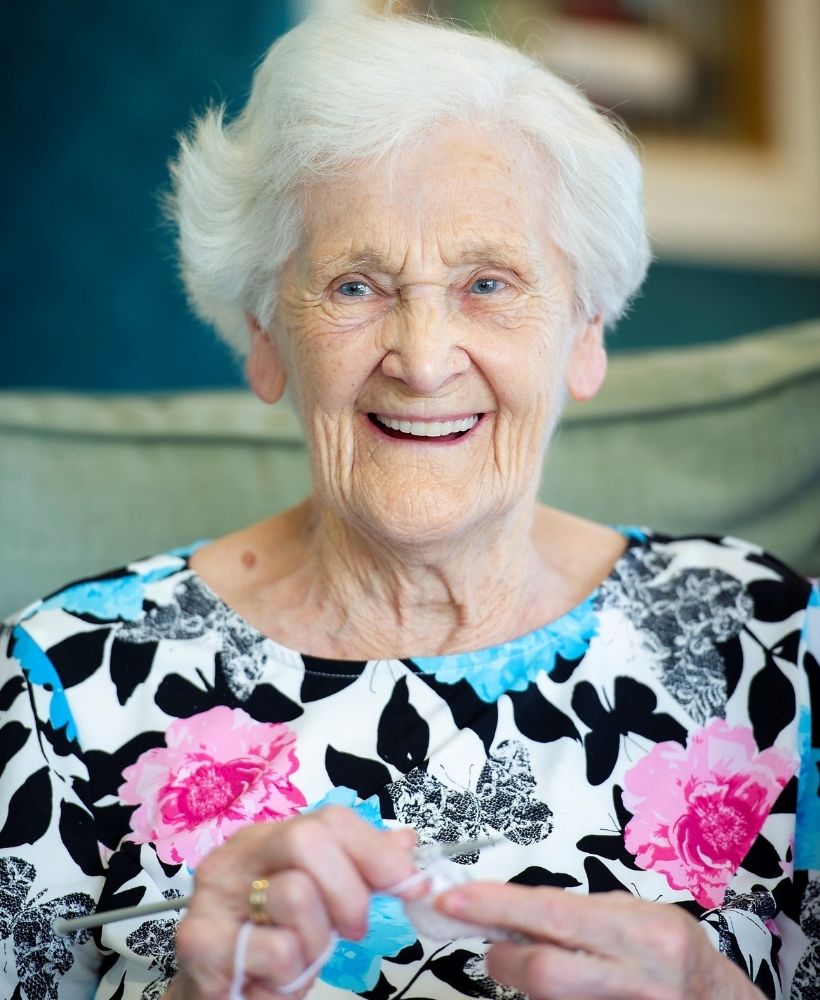 Residents celebrating at Montague House