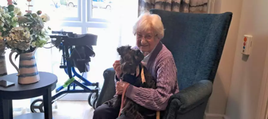 Celebrating Peggy’s 101st Birthday at Hindhead Place