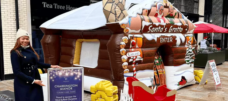 Charrington Manor Sparks Intergenerational Joy at West Byfleet Lights Event