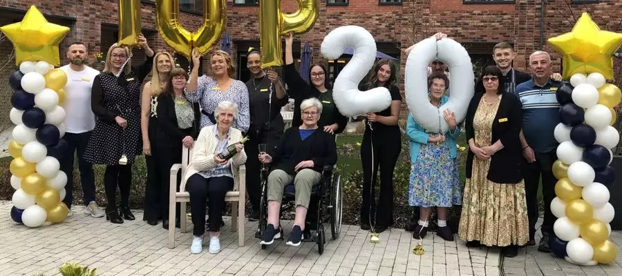Devoted team at Cofton Park Manor enjoy double celebration