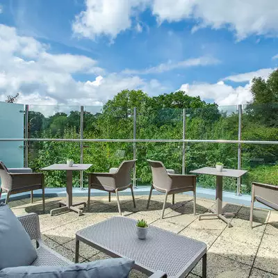 entrance to Verwood House residential care home in Verwood, Dorset.