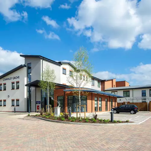 entrance to Chawley Grove residential care home in oxford