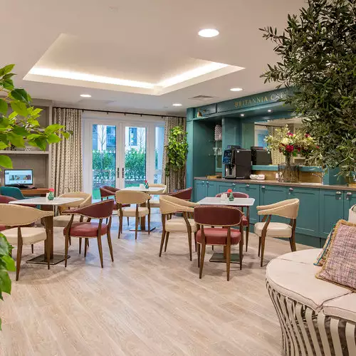 lounge at Lovell Place care home in Bristol