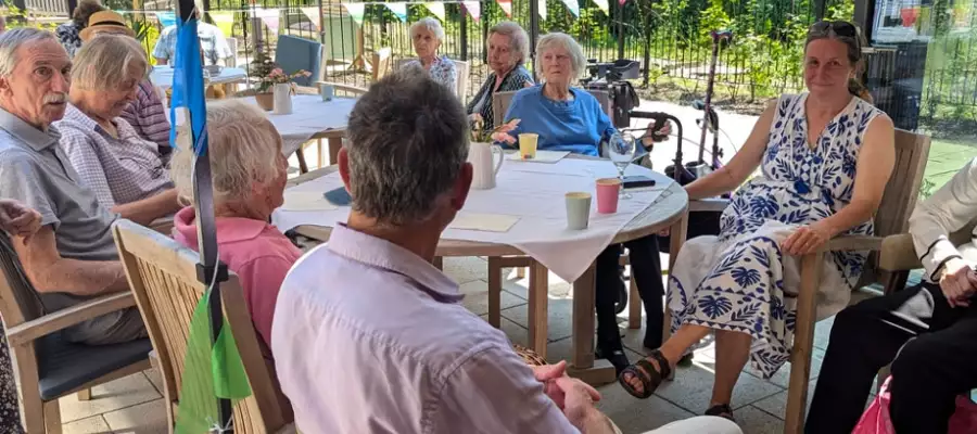 Cheese, Wine And Jazz At Cambridge Grove For Care Home Open Week