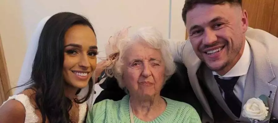 Delighted Grace sees her wedding day wishes come true