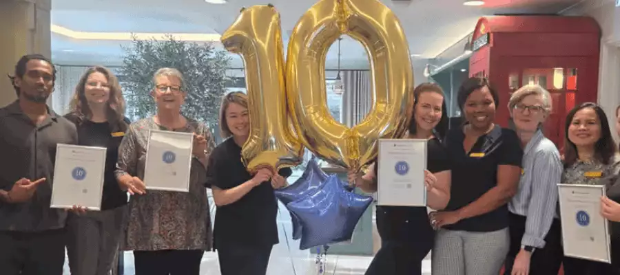 Edwalton Manor Celebrates 10/10 Score on Leading Care Review Site