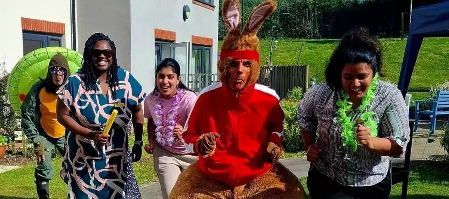 Chawley Grove Team Raises Dementia Awareness with Themed Sponsored Walk