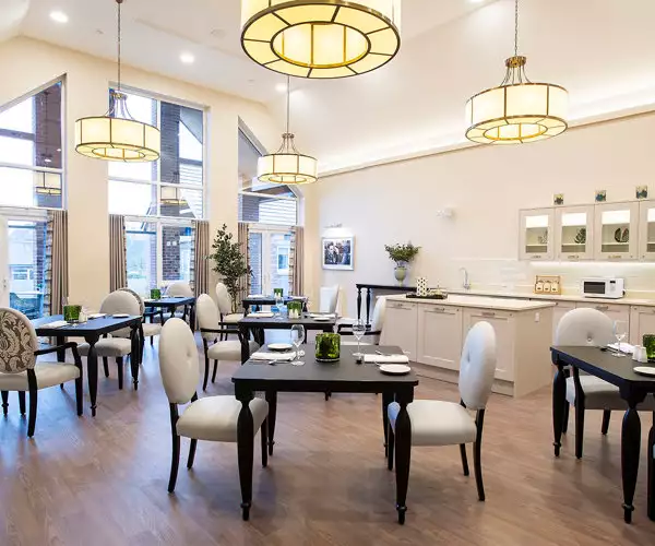 Lounge at Abbots Wood Manor Care Home in Hailsham