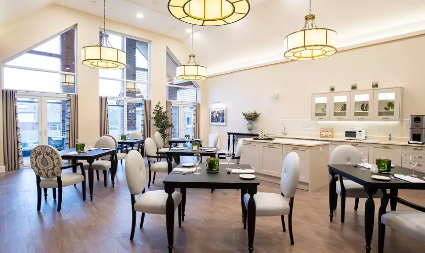 Lounge at Abbots Wood Manor Care Home in Hailsham