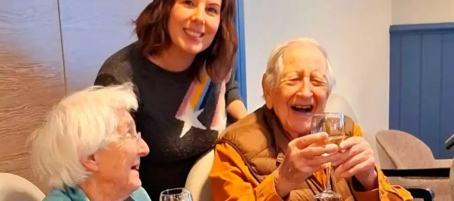 Chawley Grove residents have a wine-derful time at their new club