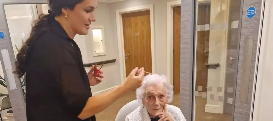 Joyce is made up with her new celebrity lookalike at Meryton Place