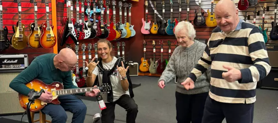 Newton House’s Music Loving Residents Get A Taste Of Festival Joy