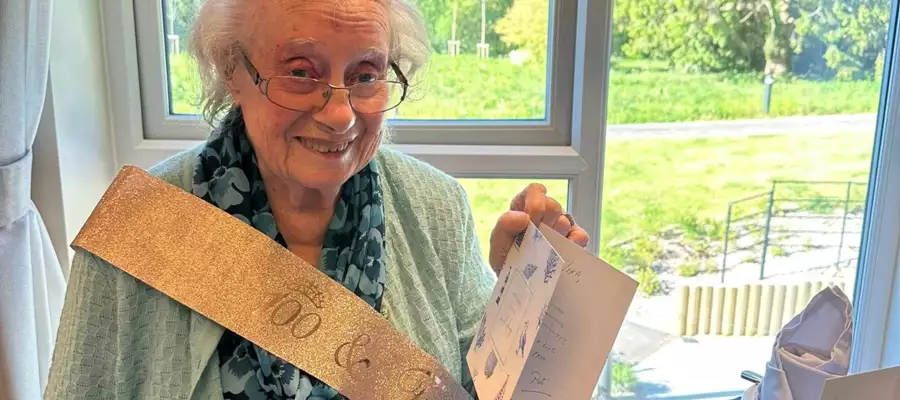 Former Royal Dressmaker Celebrates Her 100th at Dorking Home