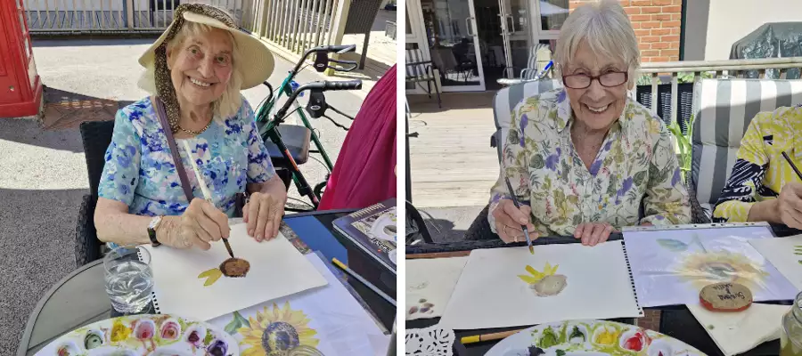Glorious Sunflower Art Showcased At Upton Manor