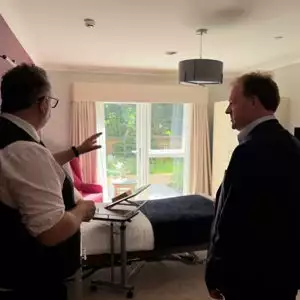 Hindhead Place MP Visit CHOW