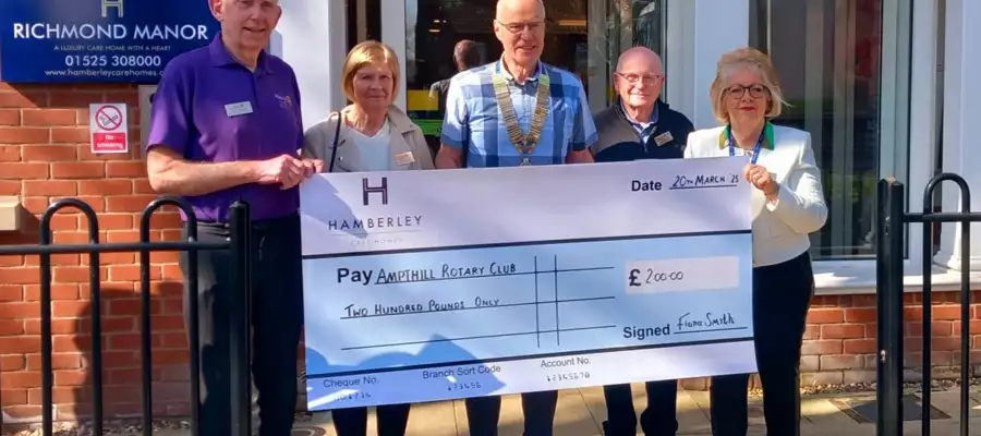 Richmond Manor Care Home supports Purple 4 Polio campaign