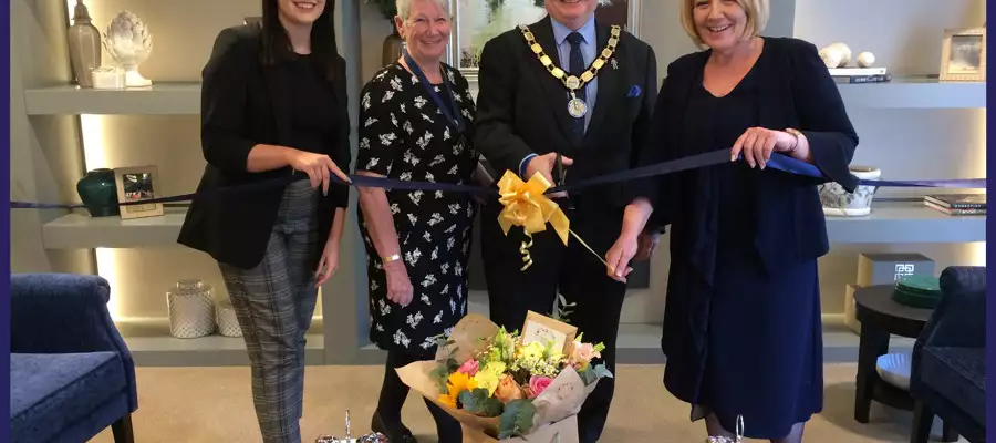 Mayor and Mayoress open Marketing Suite at our new luxury Bedfordshire care home
