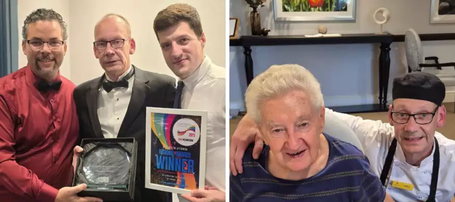 Templeton Place Care Home Chef in Southampton Wins Regional Great British Care Award