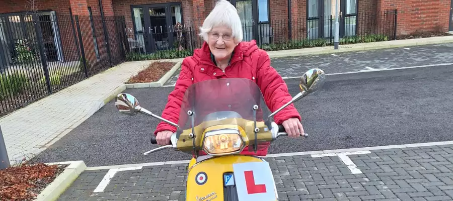 Biker Alison Gets Back In The Driving Seat