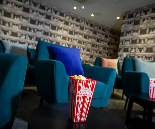 cinema at our Orpington dementia care home, Nesbit House.