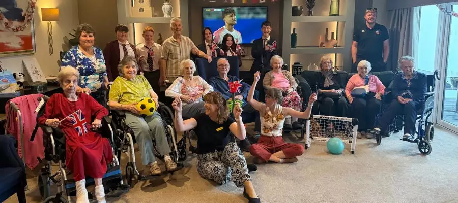 Meryton Place Residents Enjoy Football Fun with Broadlands School