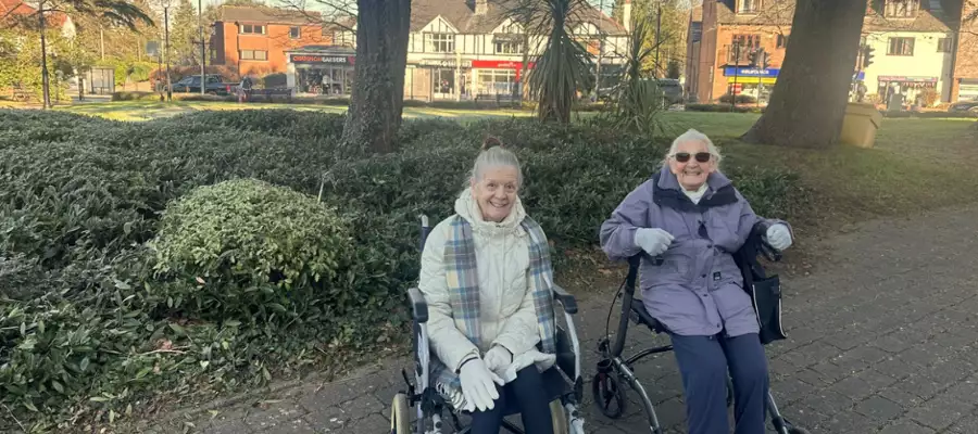 Verwood House residents put their best foot forward