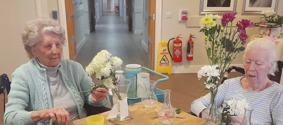 It’s bloomin’ marvelous at Upton Manor Care Home 