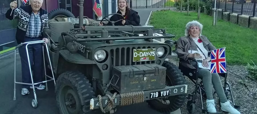 Vintage Classics Keep D-Day History Alive For Lovell Place Residents