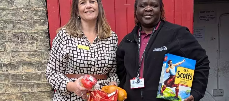 Generous Care Home Residents Give Night Shelter a Bumper Harvest