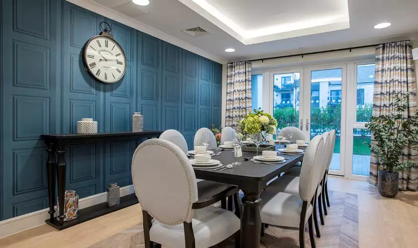 dinning rooms at Lovell Place dementia care home in Bristol