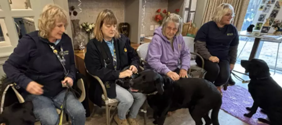 Puppy Cuddles and a Pawsome Cause at Cofton Park Manor Care Home