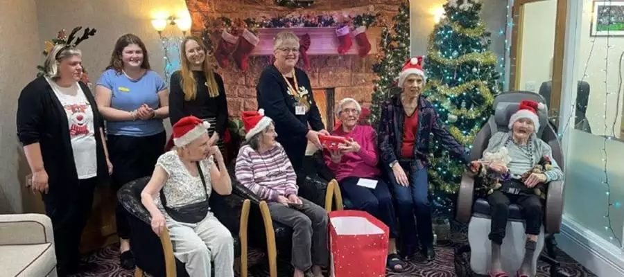 Caddington Grove hands toys to vulnerable Dunstable children