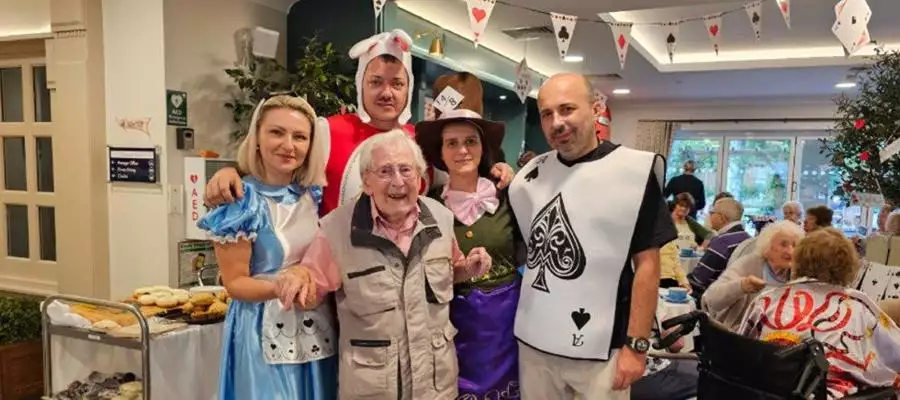 Mad Hatter’s tea party delights Charrington Manor residents