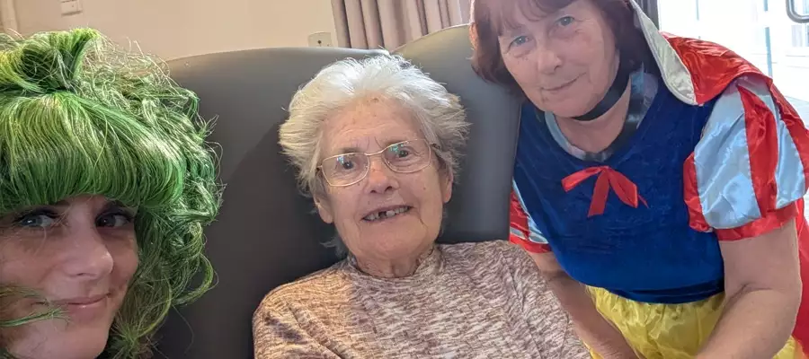 Favourite characters come to life at Upton Manor care home