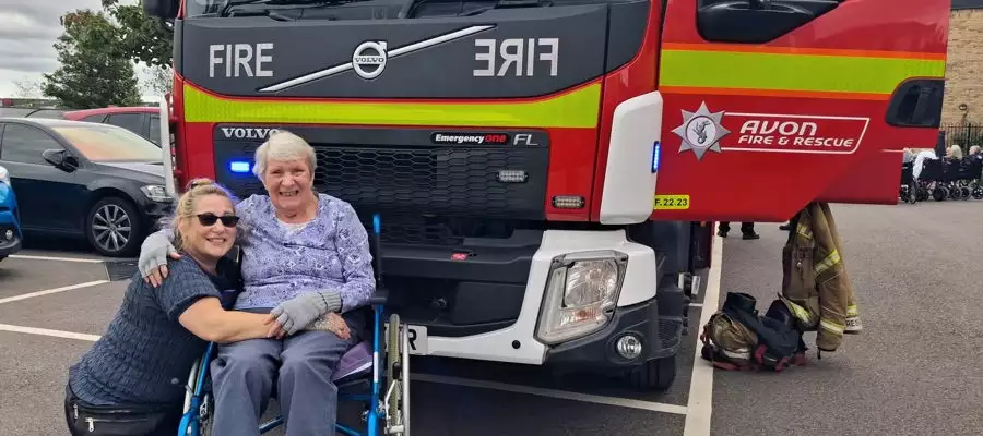 Patchway Emergency Services Celebrated At Lovell Place Care Home Event