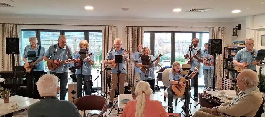 Music stirs up precious memories for Elstow resident Graham