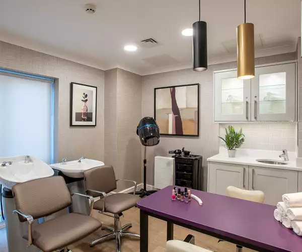 relax in one of our salons