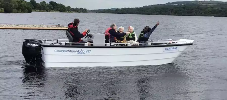 Team Milngavie set sail for a day on the water